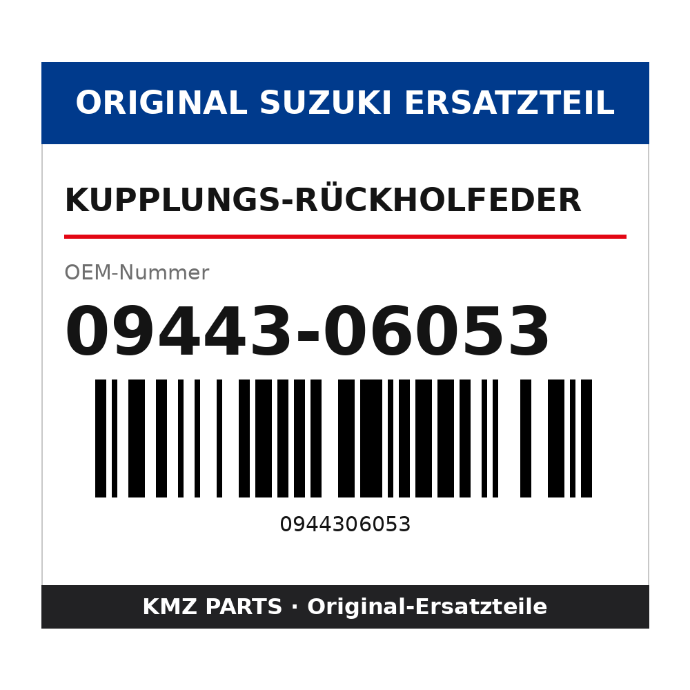 Suzuki Kupplungs-Rückholfeder 09443-06053