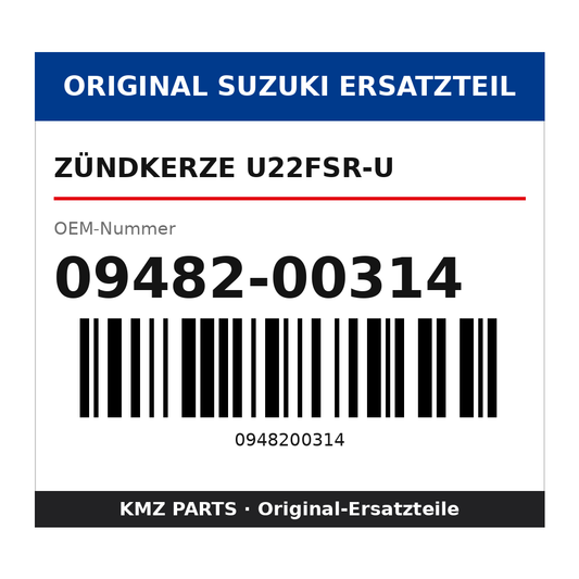 Suzuki Zündkerze U22FSR-U 09482-00314