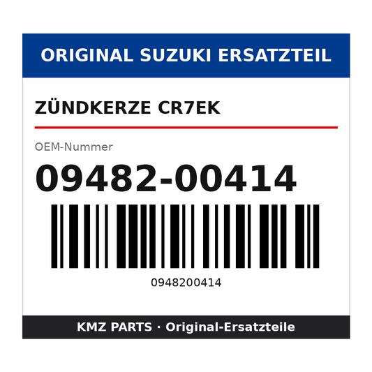 Suzuki Zündkerze CR7EK 09482-00414