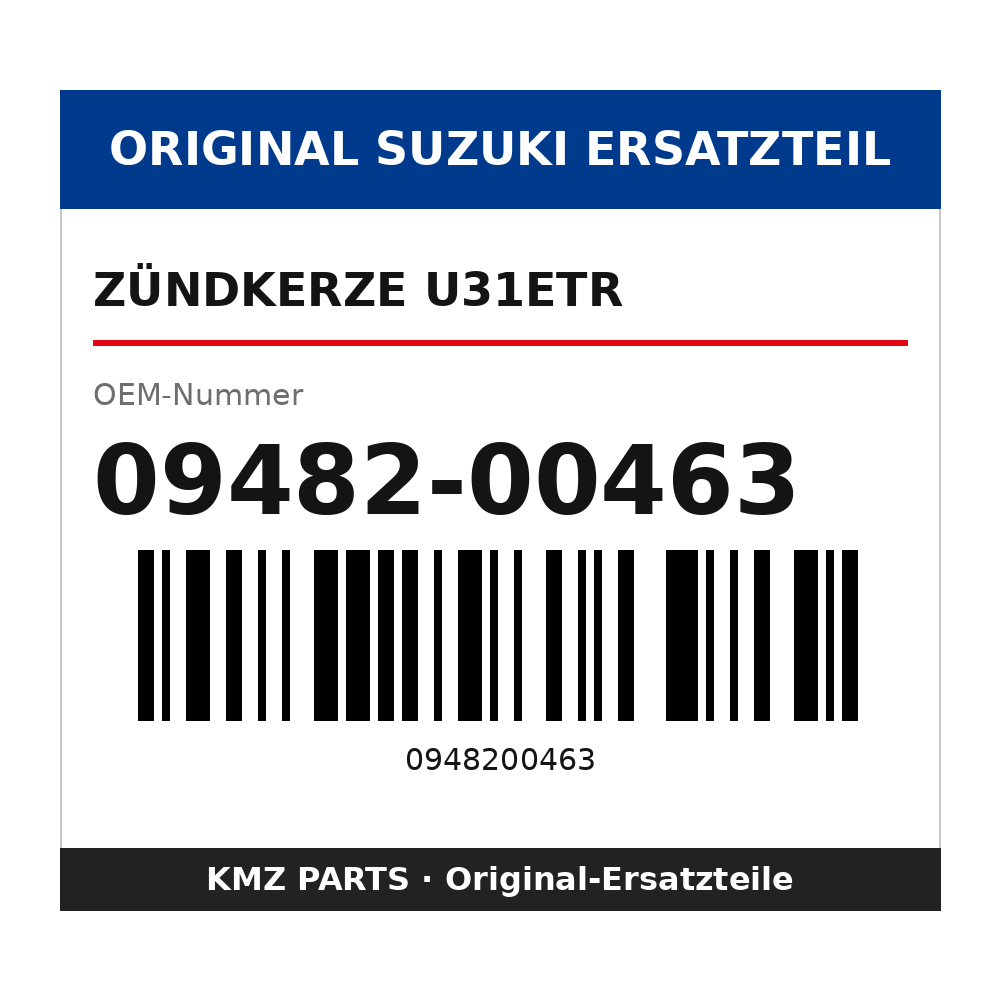 Suzuki Zündkerze U31ETR 09482-00463
