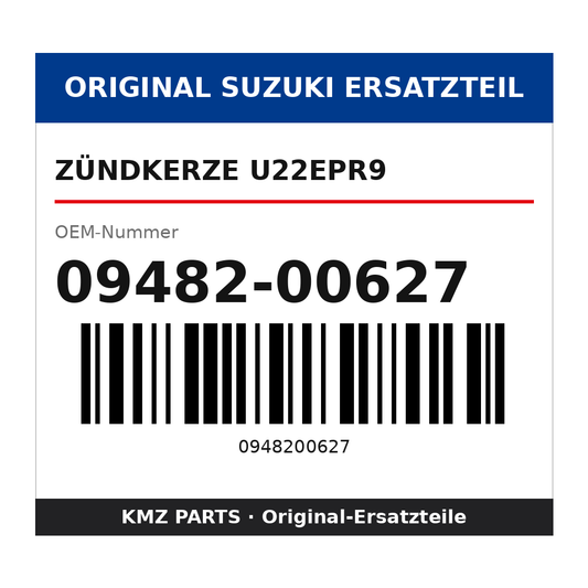 Suzuki Zündkerze U22EPR9 09482-00627