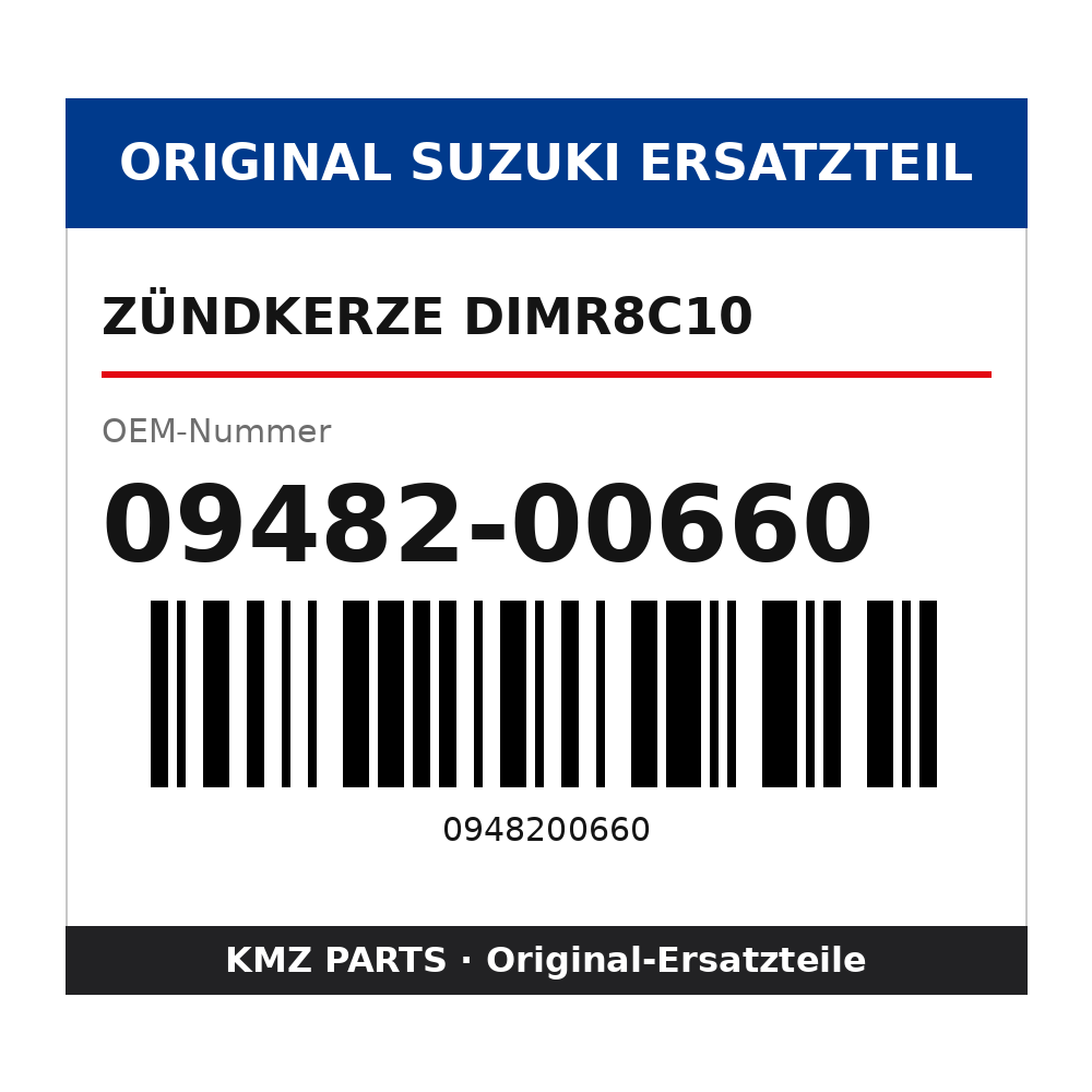 Suzuki Zündkerze DIMR8C10 09482-00660