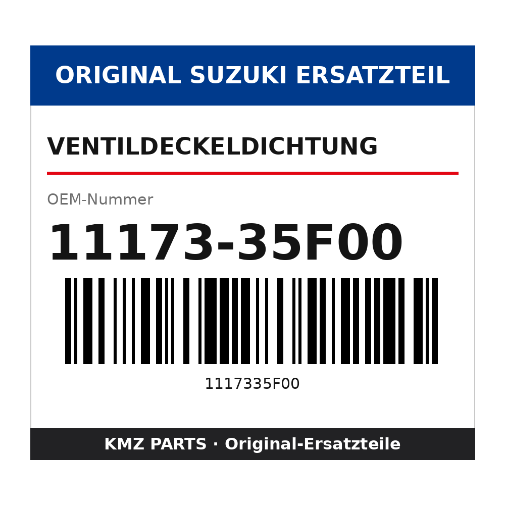 Suzuki Ventildeckeldichtung 11173-35F00