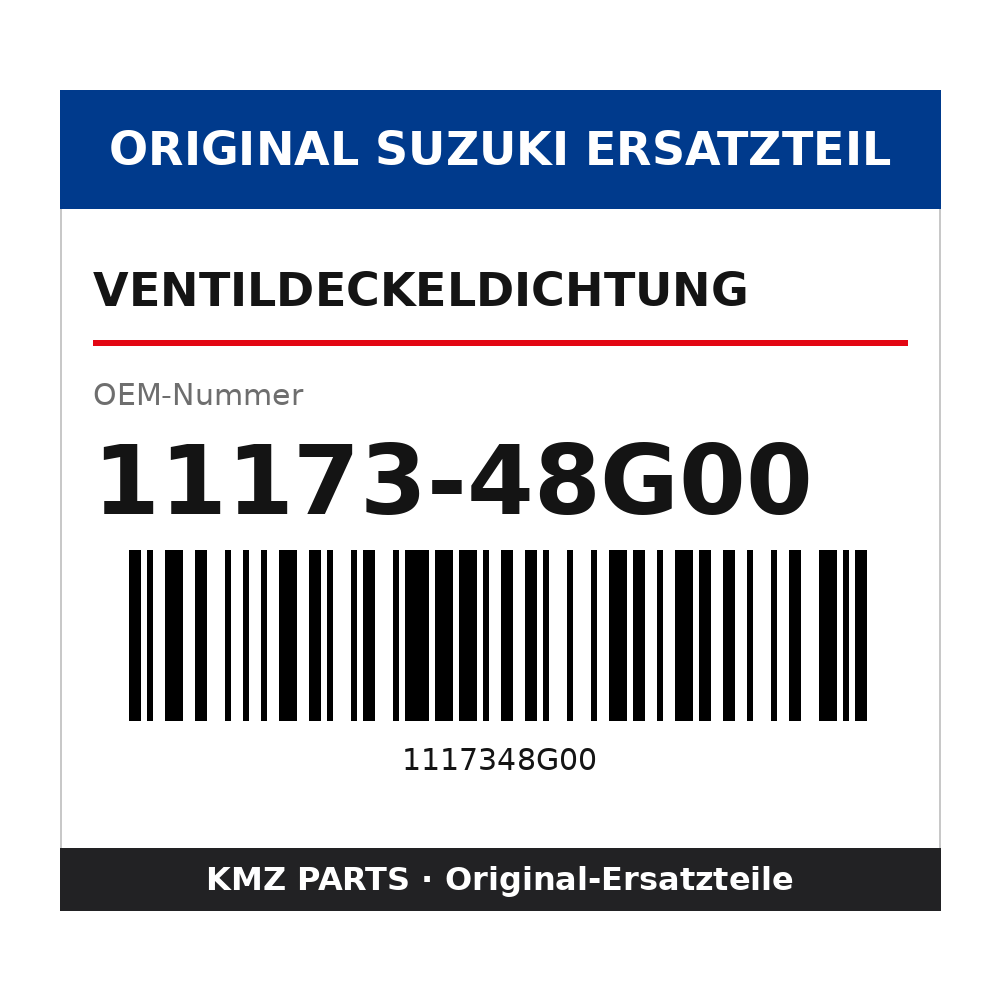 Suzuki Ventildeckeldichtung 11173-48G00
