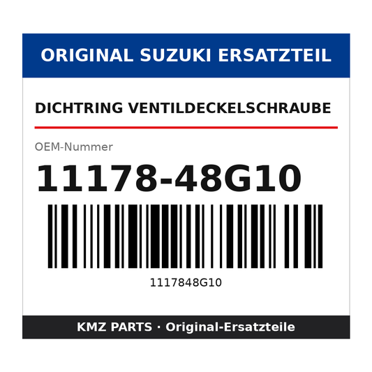 Suzuki Dichtring Ventildeckelschraube 11178-48G10