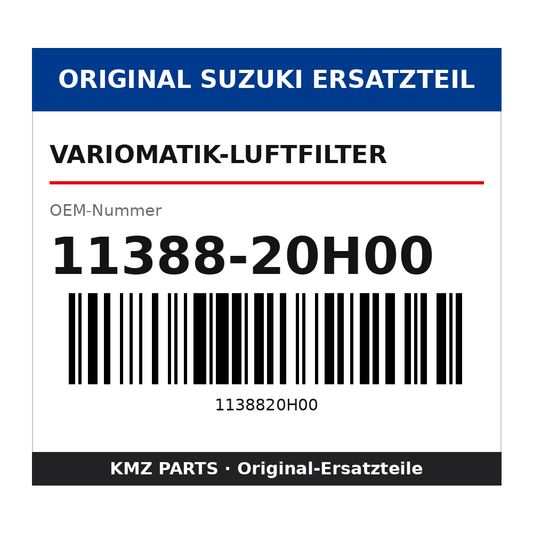 Suzuki Variomatik-Luftfilter 11388-20H00