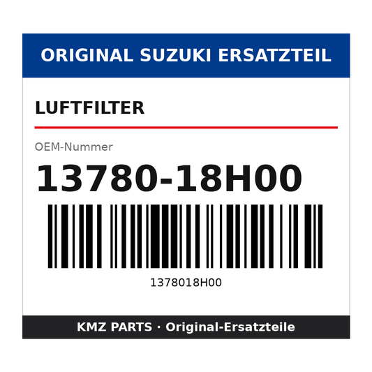 Suzuki Luftfilter 13780-18H00