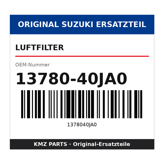 Suzuki Luftfilter 13780-40JA0