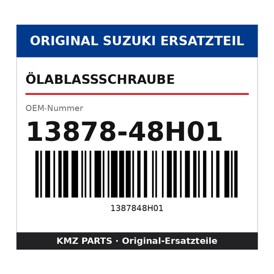 Suzuki Ölablassschraube 13878-48H01