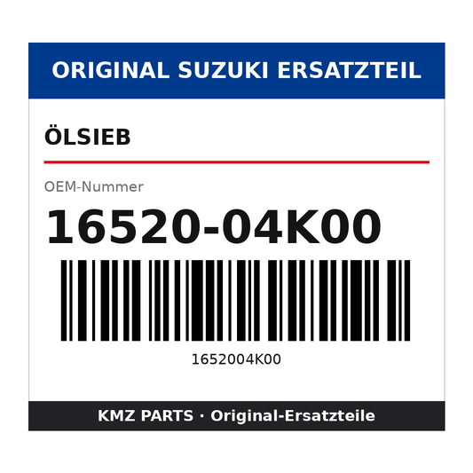 Suzuki Ölsieb 16520-04K00