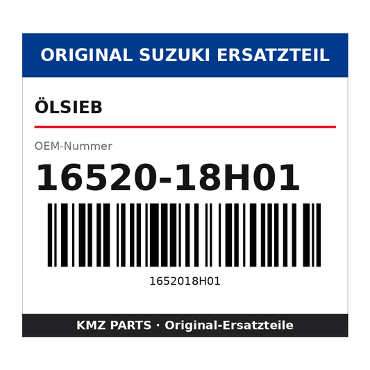 Suzuki Ölsieb 16520-18H01