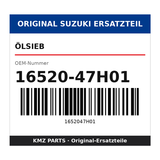 Suzuki Ölsieb 16520-47H01