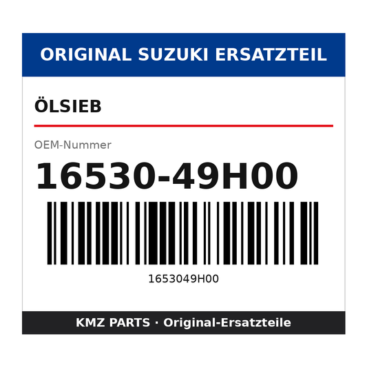 Suzuki Ölsieb 16530-49H00