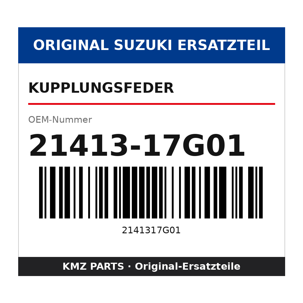Suzuki Kupplungsfeder 21413-17G01