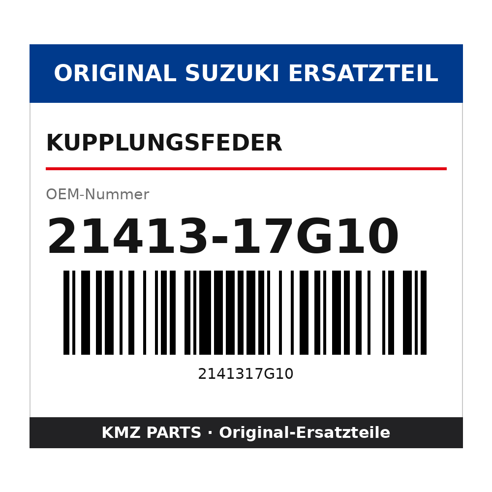 Suzuki Kupplungsfeder 21413-17G10