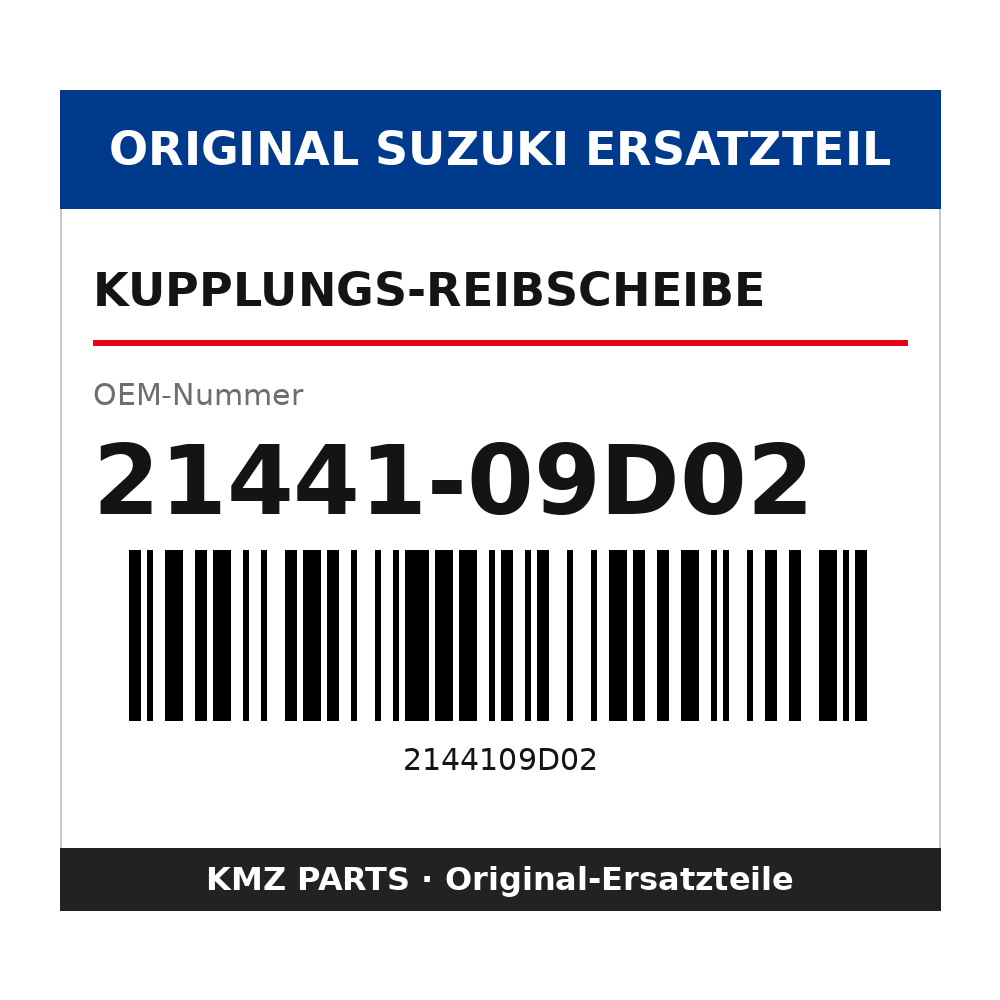 Suzuki Kupplungs-Reibscheibe 21441-09D02