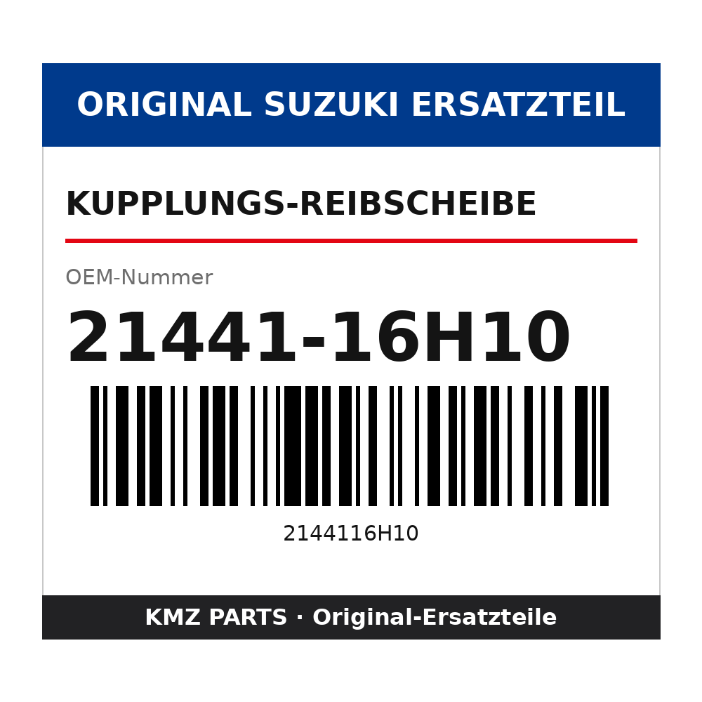 Suzuki Kupplungs-Reibscheibe 21441-16H10