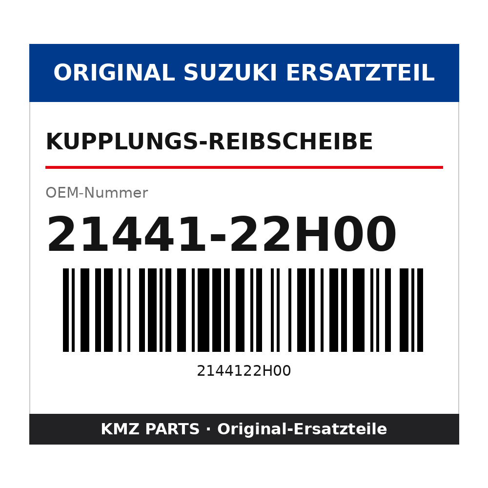 Suzuki Kupplungs-Reibscheibe 21441-22H00