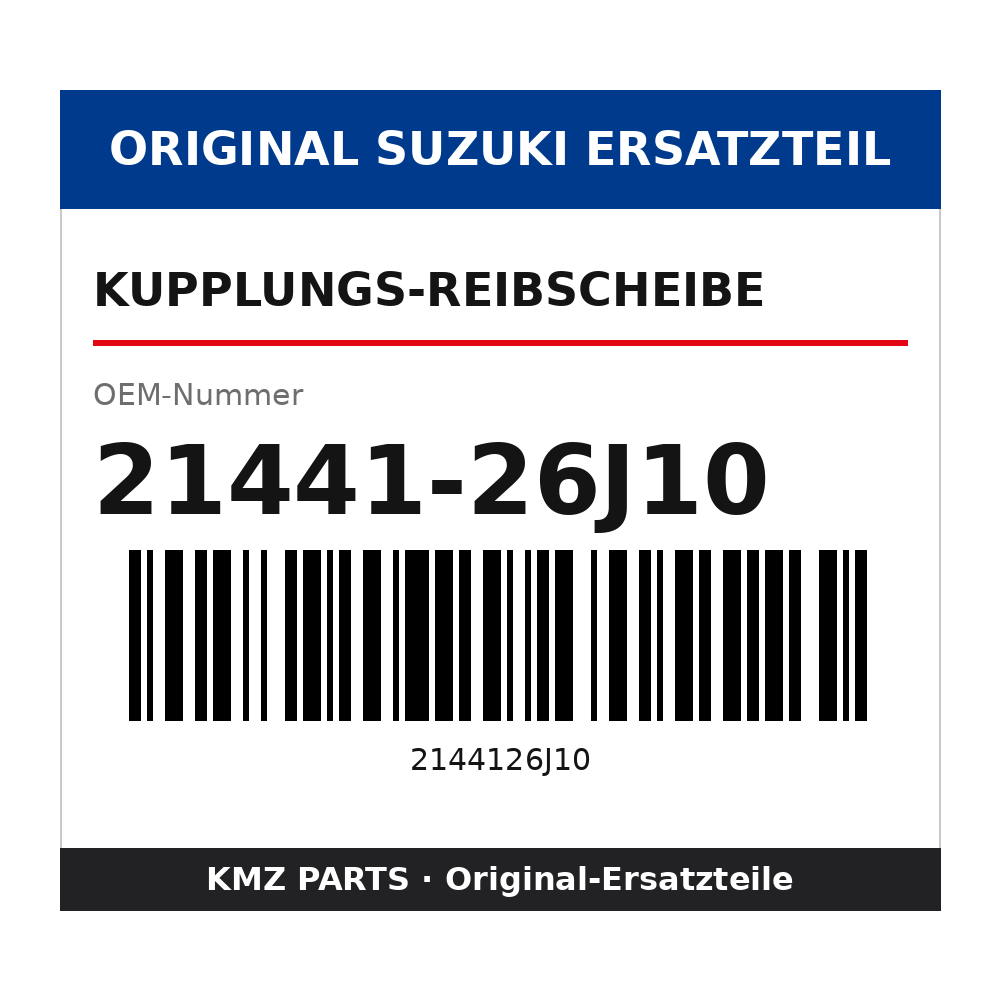 Suzuki Kupplungs-Reibscheibe 21441-26J10