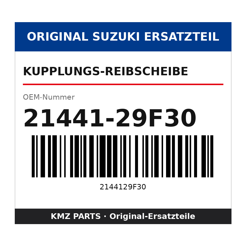 Suzuki Kupplungs-Reibscheibe 21441-29F30