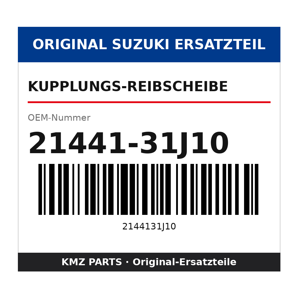 Suzuki Kupplungs-Reibscheibe 21441-31J10