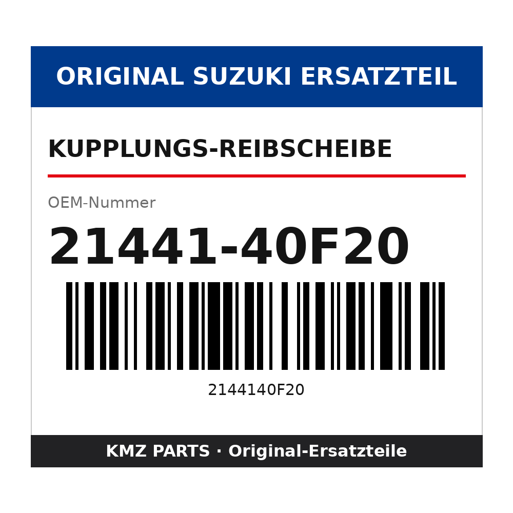 Suzuki Kupplungs-Reibscheibe 21441-40F20