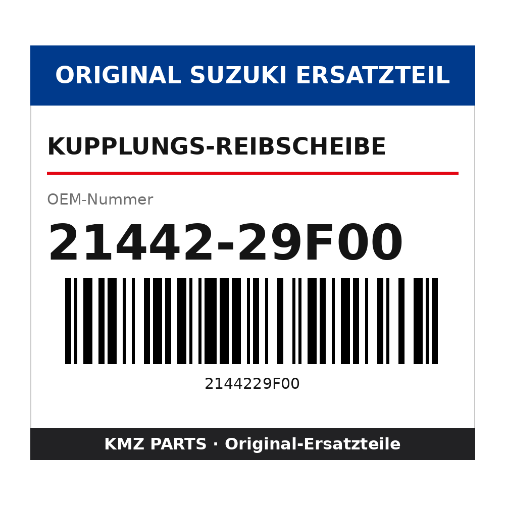 Suzuki Kupplungs-Reibscheibe 21442-29F00