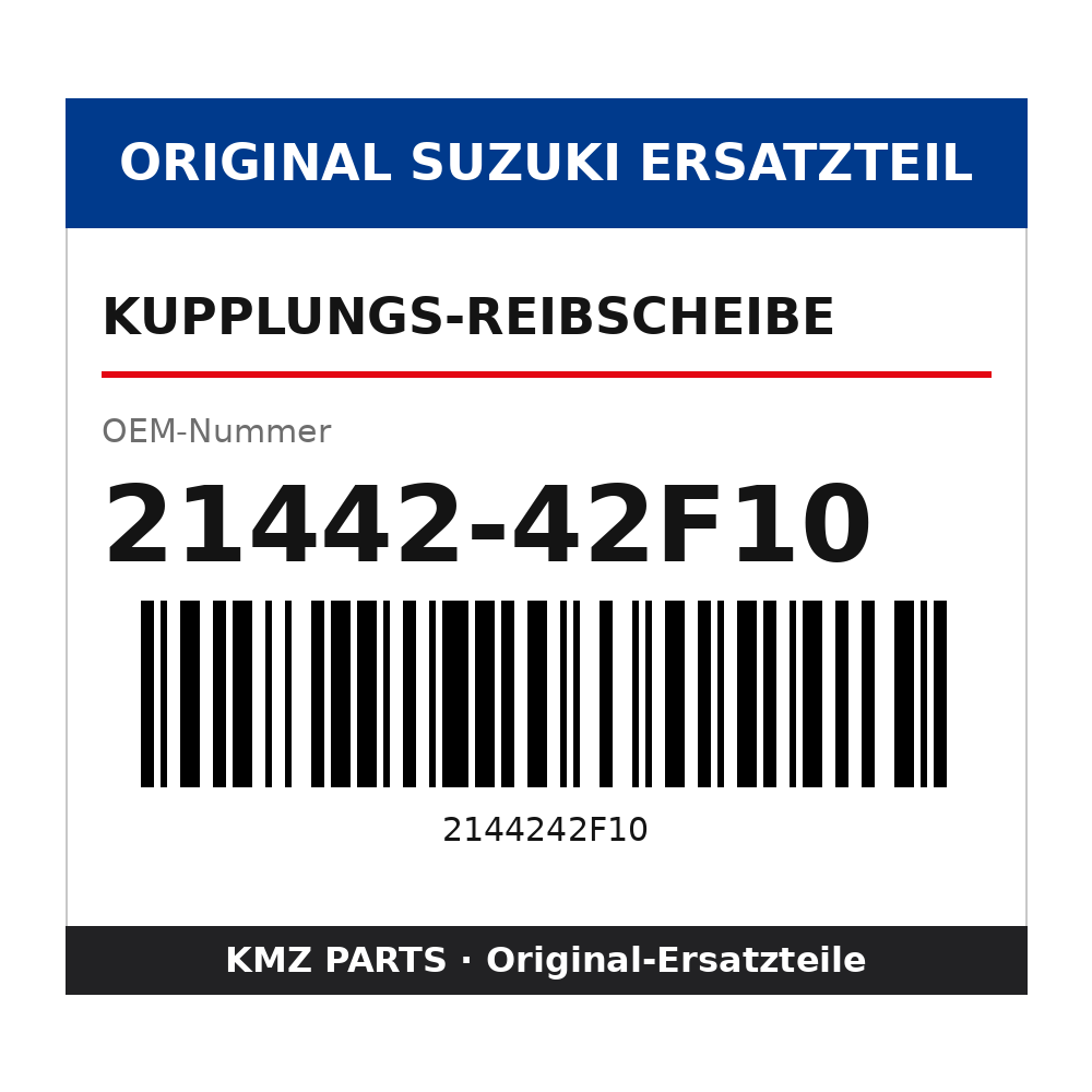 Suzuki Kupplungs-Reibscheibe 21442-42F10