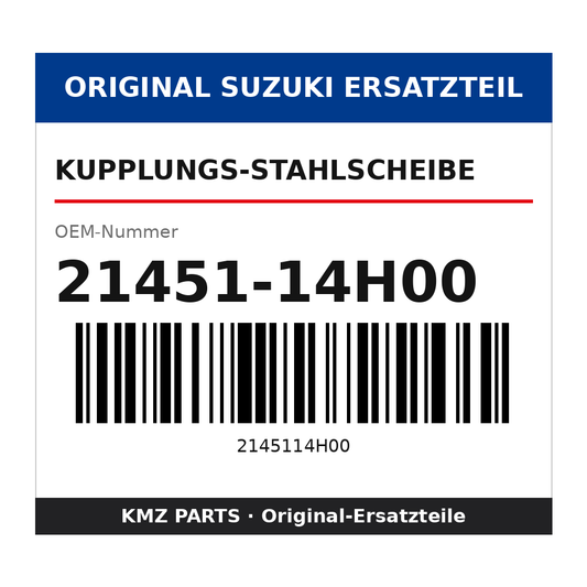 Suzuki Kupplungs-Stahlscheibe 21451-14H00