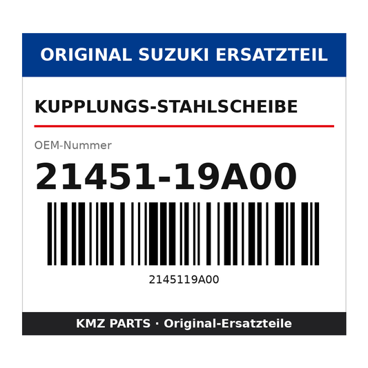 Suzuki Kupplungs-Stahlscheibe 21451-19A00