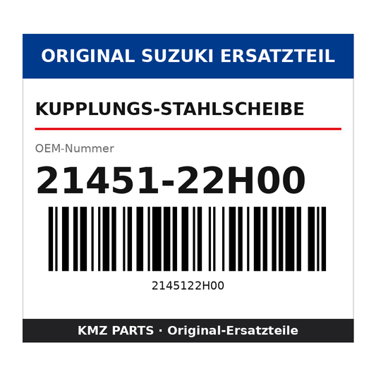 Suzuki Kupplungs-Stahlscheibe 21451-22H00