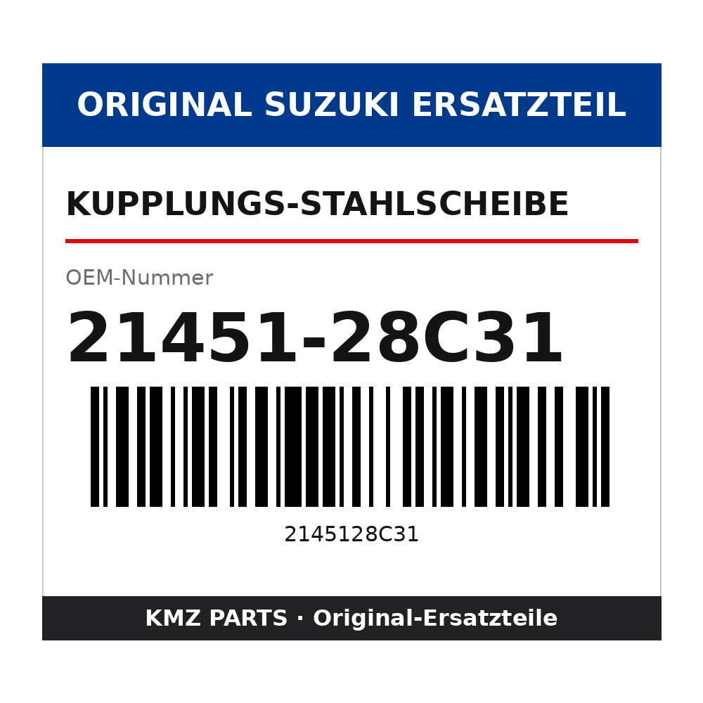 Suzuki Kupplungs-Stahlscheibe 21451-28C31