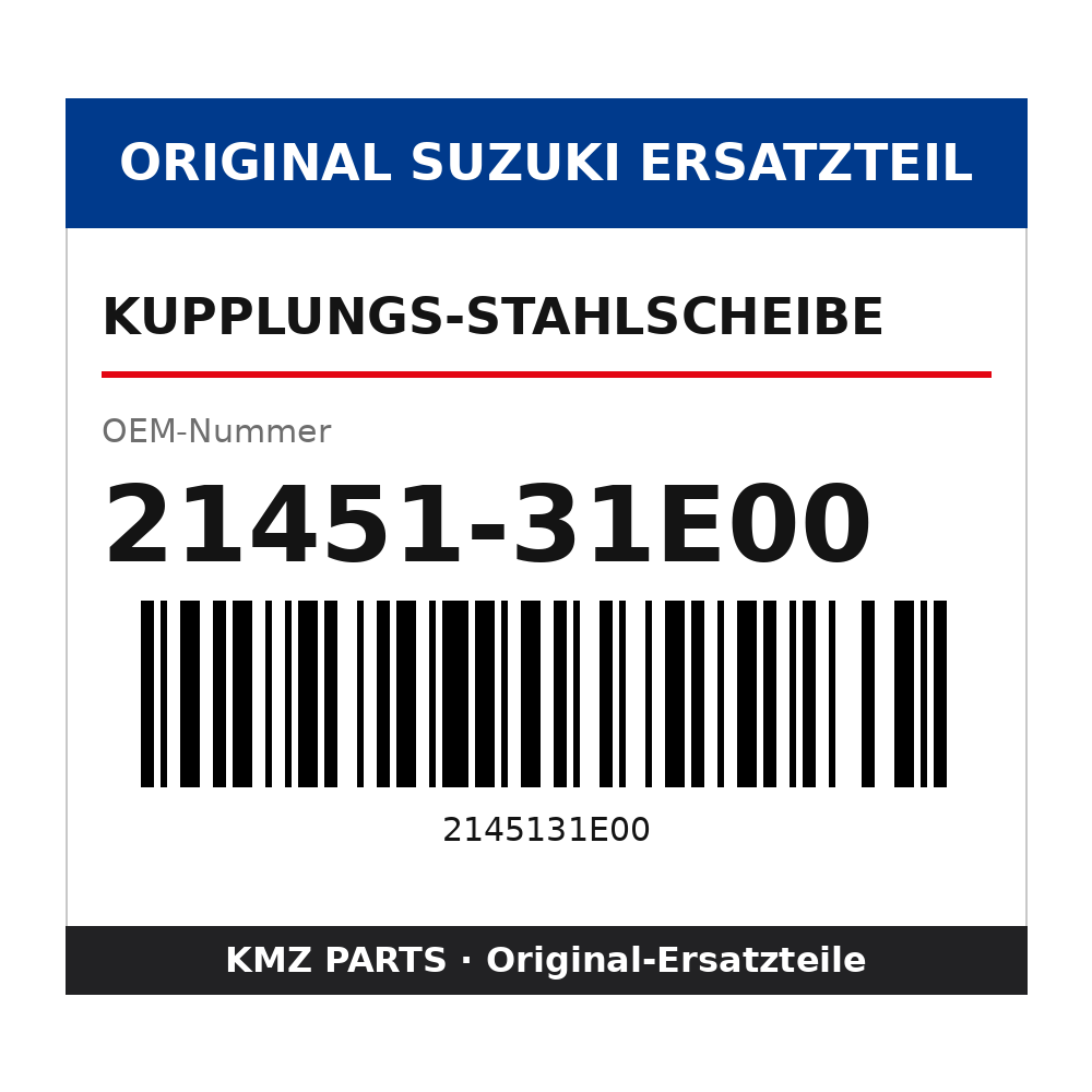 Suzuki Kupplungs-Stahlscheibe 21451-31E00