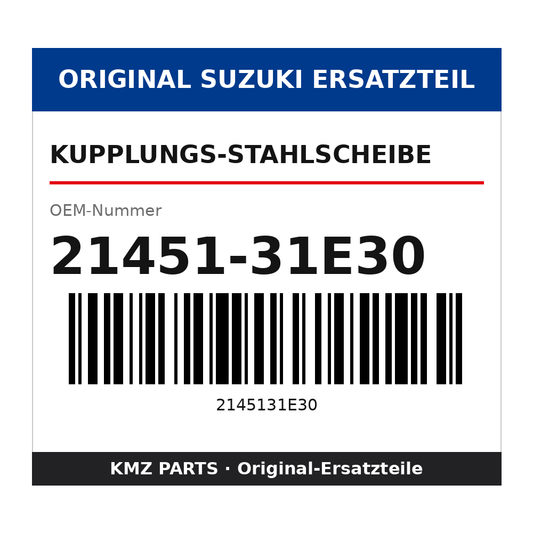 Suzuki Kupplungs-Stahlscheibe 21451-31E30