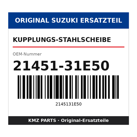 Suzuki Kupplungs-Stahlscheibe 21451-31E50