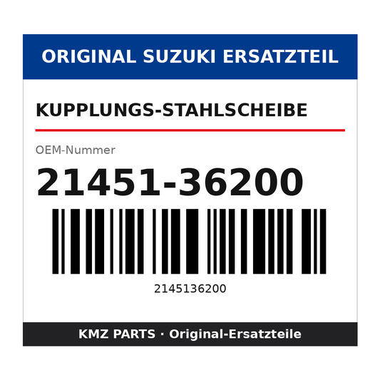 Suzuki Kupplungs-Stahlscheibe 21451-36200