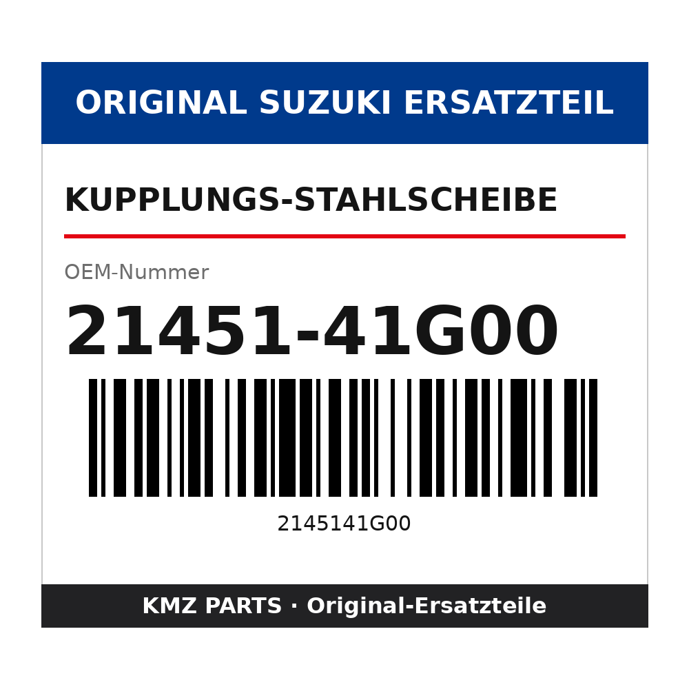 Suzuki Kupplungs-Stahlscheibe 21451-41G00