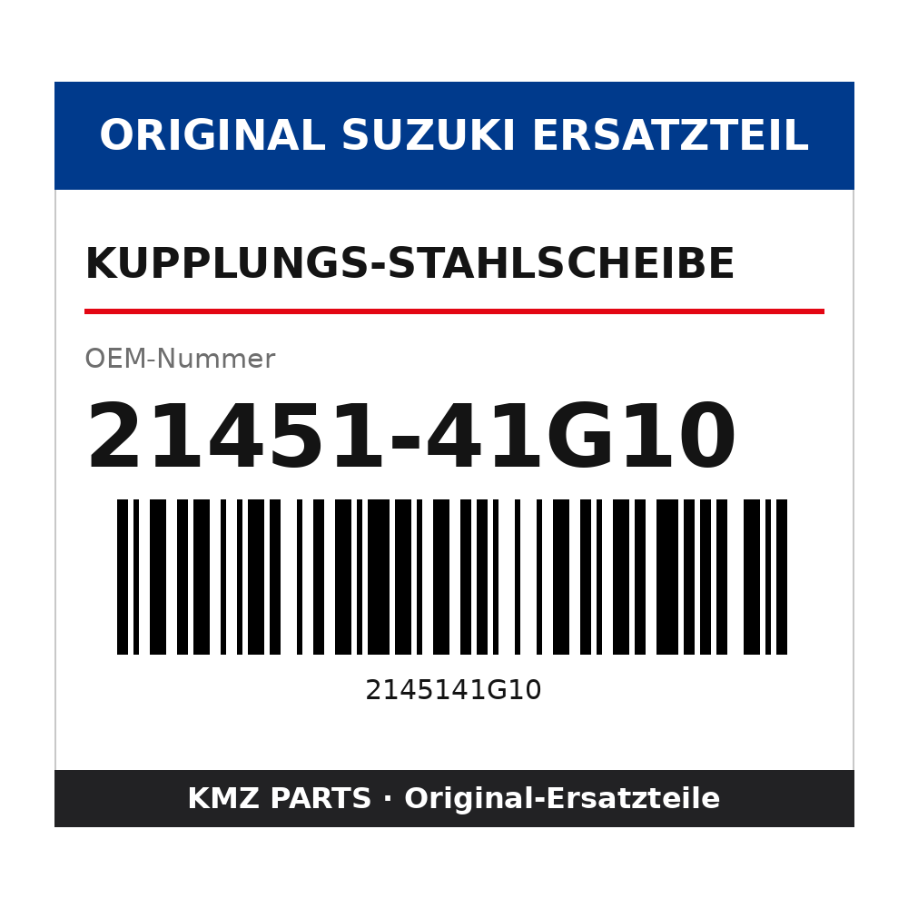 Suzuki Kupplungs-Stahlscheibe 21451-41G10