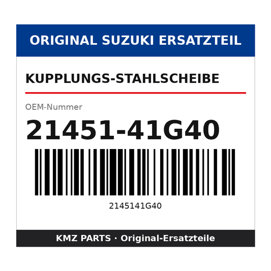 Suzuki Kupplungs-Stahlscheibe 21451-41G40