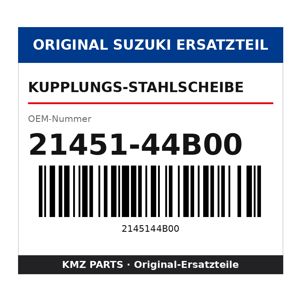 Suzuki Kupplungs-Stahlscheibe 21451-44B00
