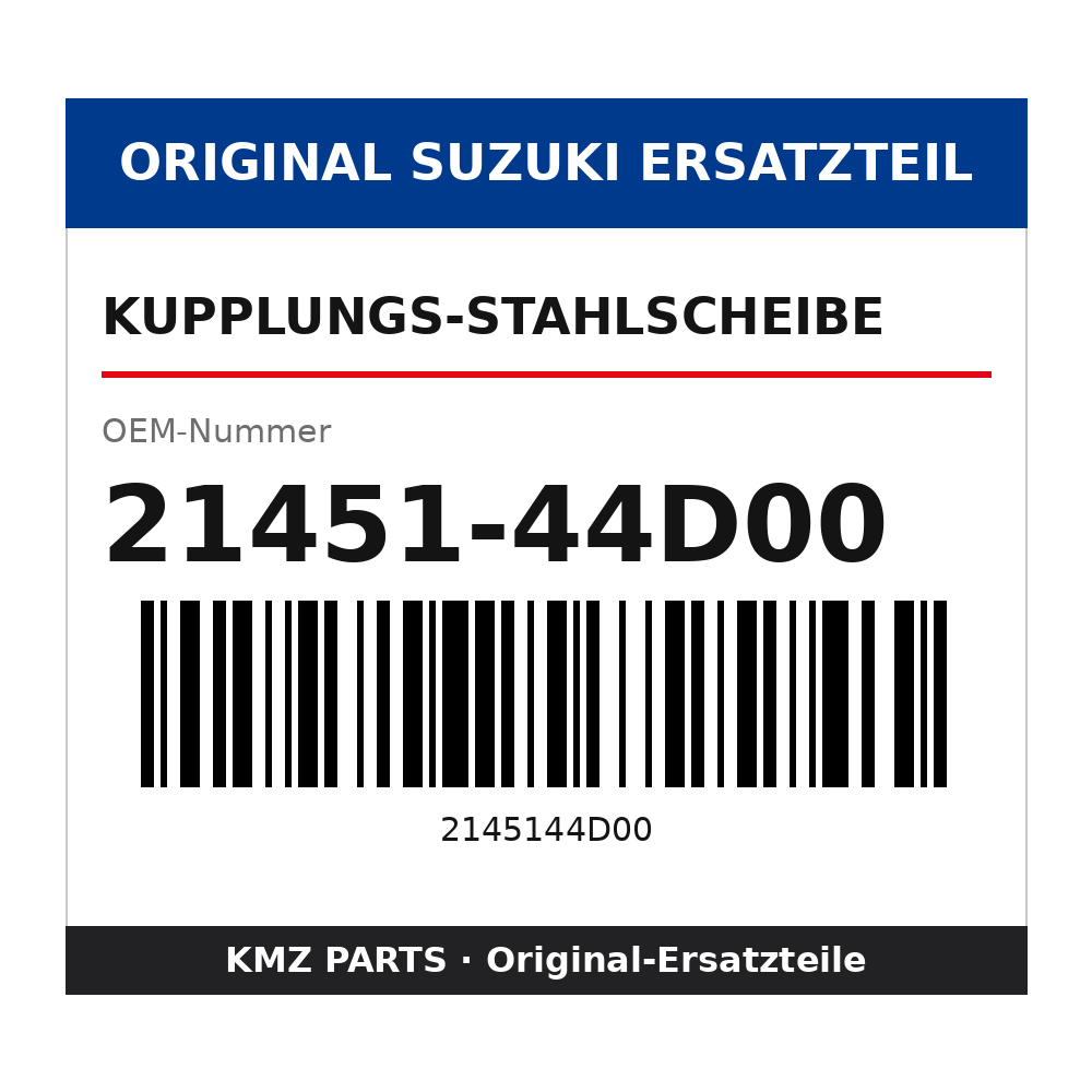 Suzuki Kupplungs-Stahlscheibe 21451-44D00