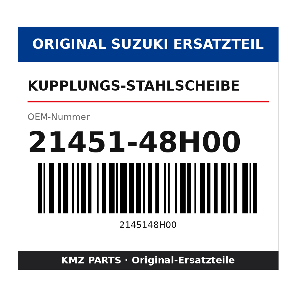 Suzuki Kupplungs-Stahlscheibe 21451-48H00