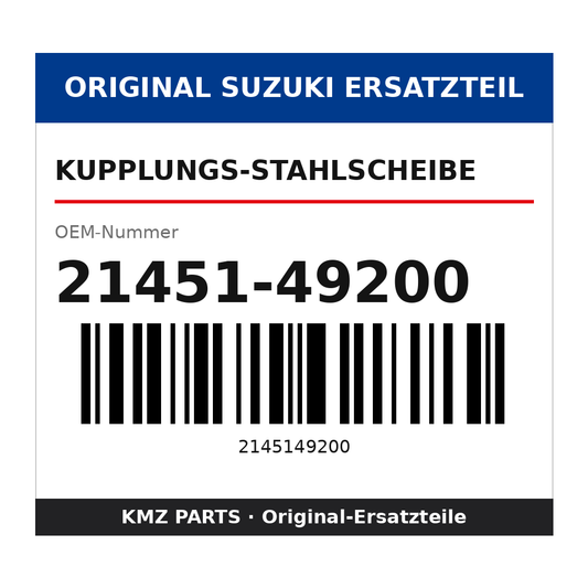 Suzuki Kupplungs-Stahlscheibe 21451-49200