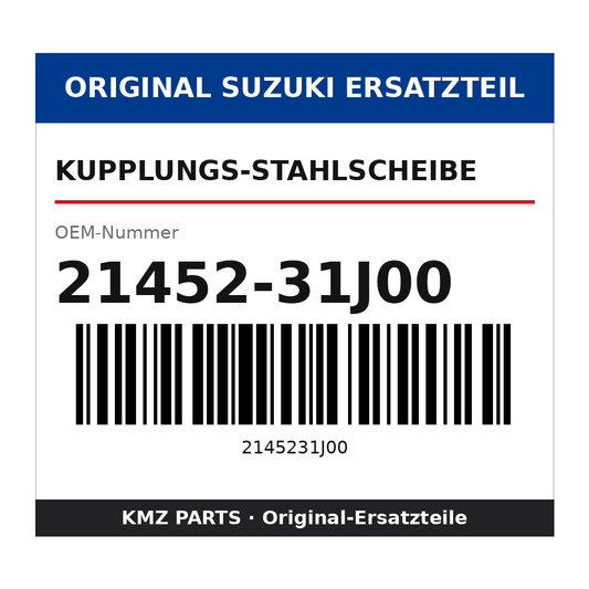 Suzuki Kupplungs-Stahlscheibe 21452-31J00