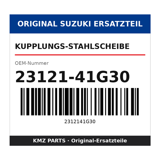 Suzuki Kupplungs-Stahlscheibe 23121-41G30
