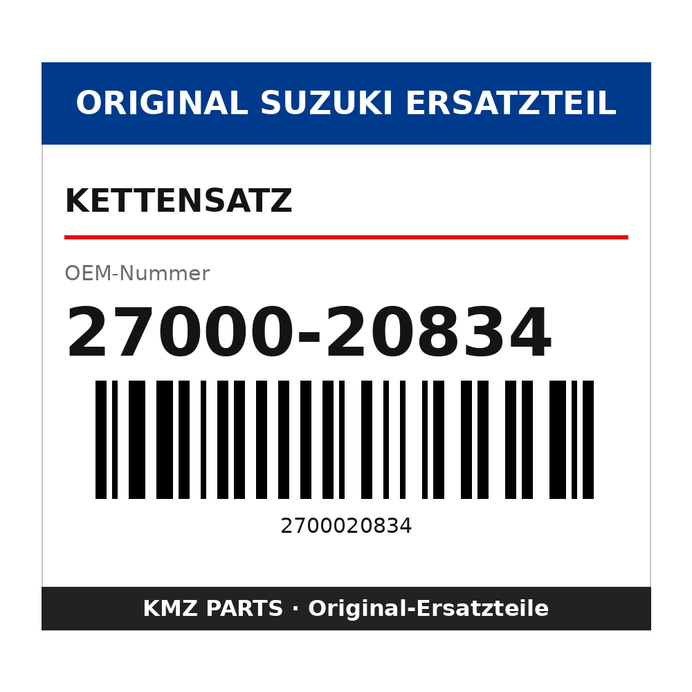 Suzuki Kettensatz 27000-20834