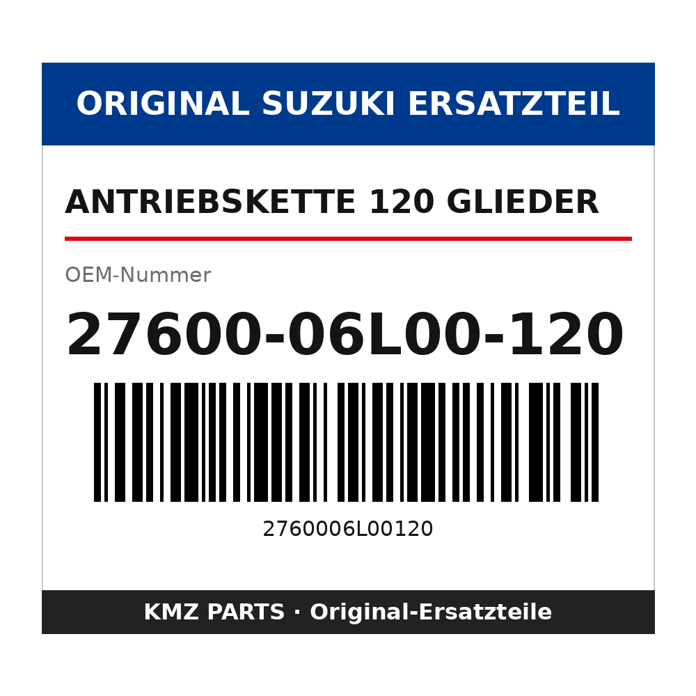 Suzuki Antriebskette 120 Glieder 27600-06L00-120