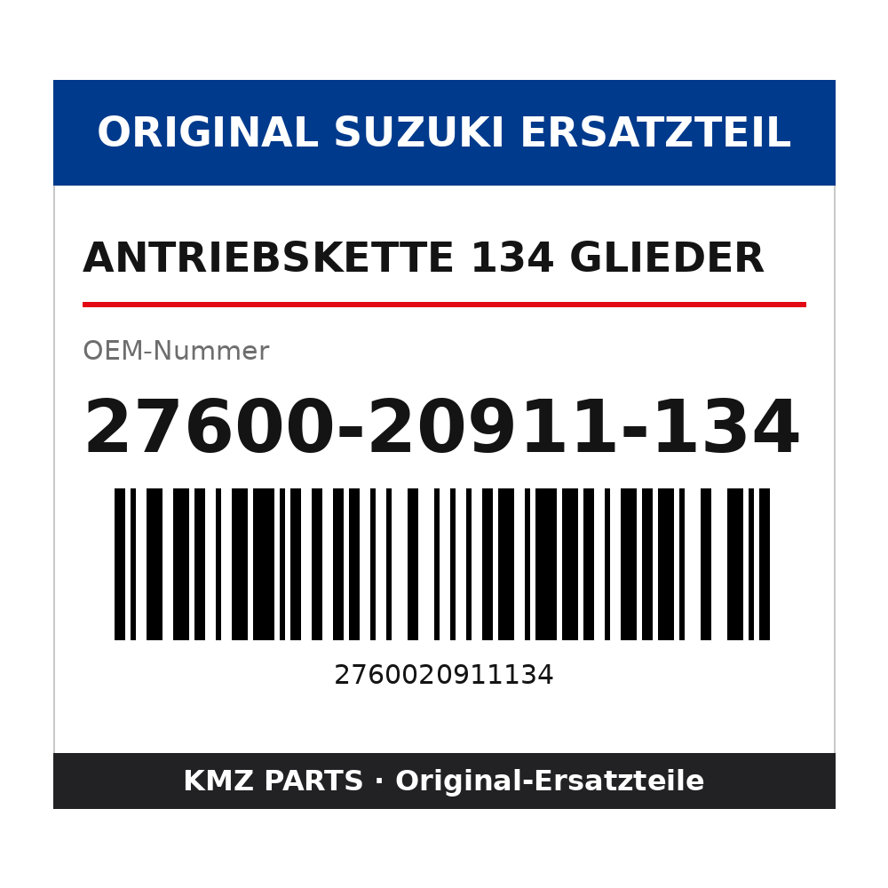 Suzuki Antriebskette 134 Glieder 27600-20911-134