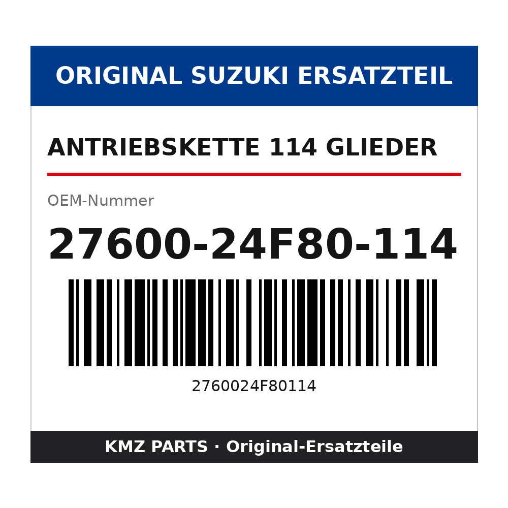 Suzuki Antriebskette 114 Glieder 27600-24F80-114