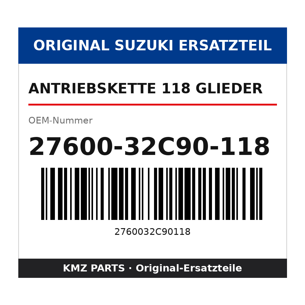 Suzuki Antriebskette 118 Glieder 27600-32C90-118